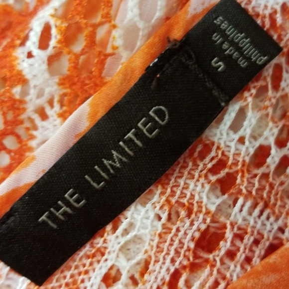 The Limited "S" sheer/knit shortsleeve blouse - Picture 5 of 5